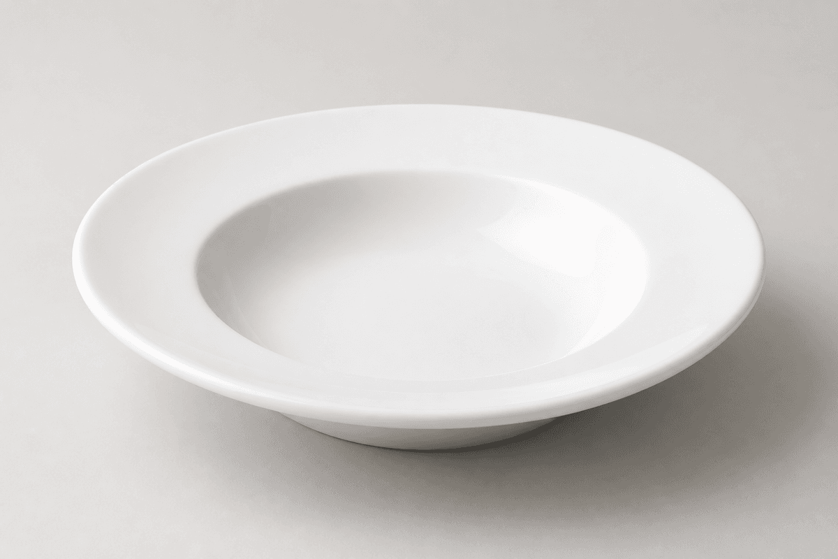 Strengthened Deep Soup Plate 23cm