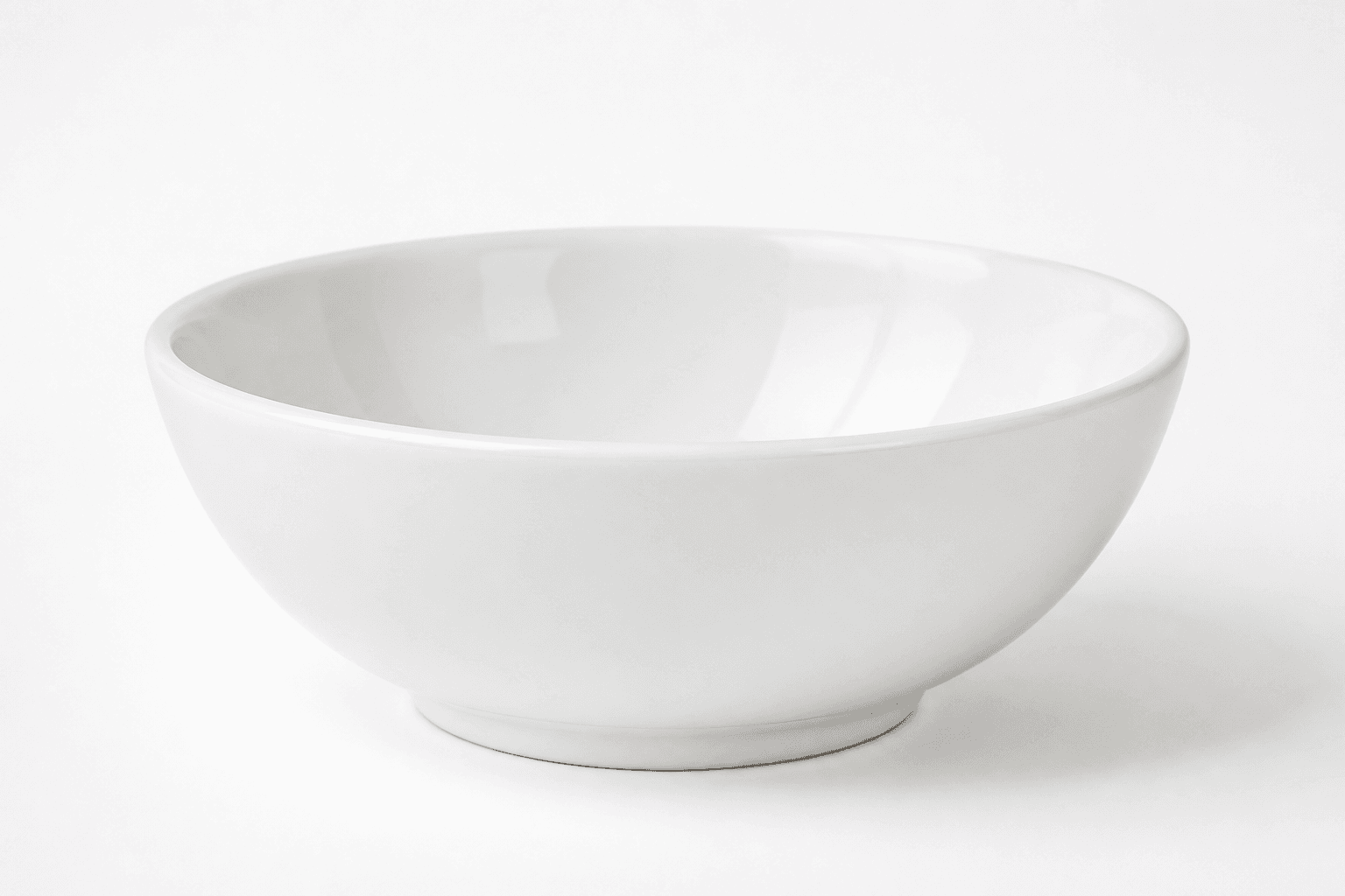 Bright White Soup Bowl