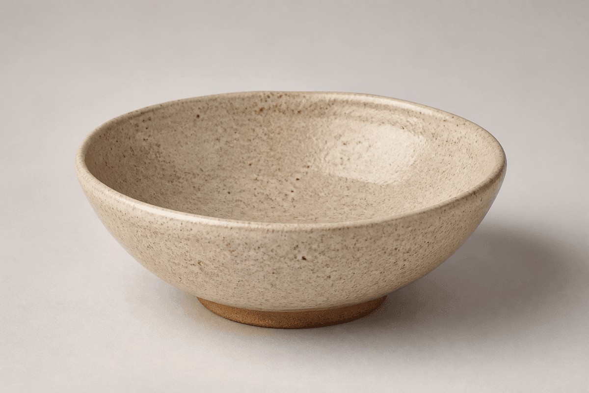 Stoneware Reactive Salad Bowl 18cm