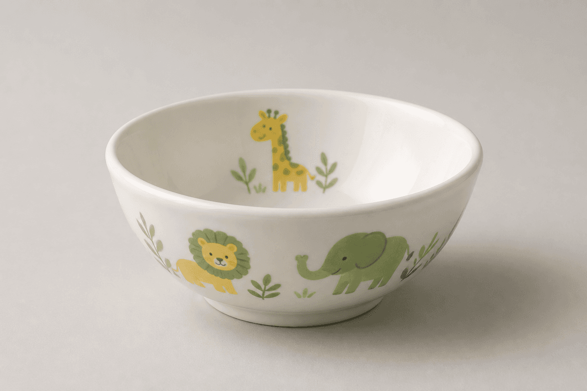 Under-glaze Children's Bowl