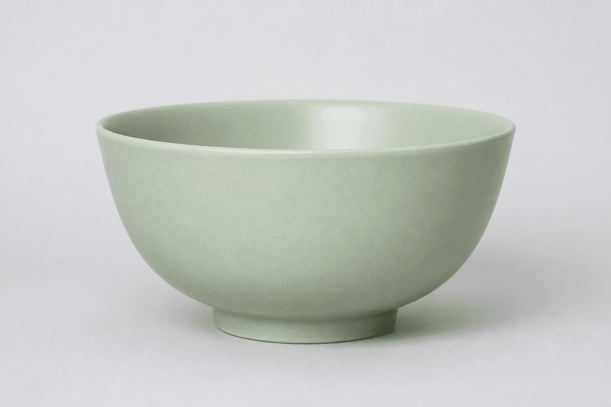 Matte Celadon Rice Bowl