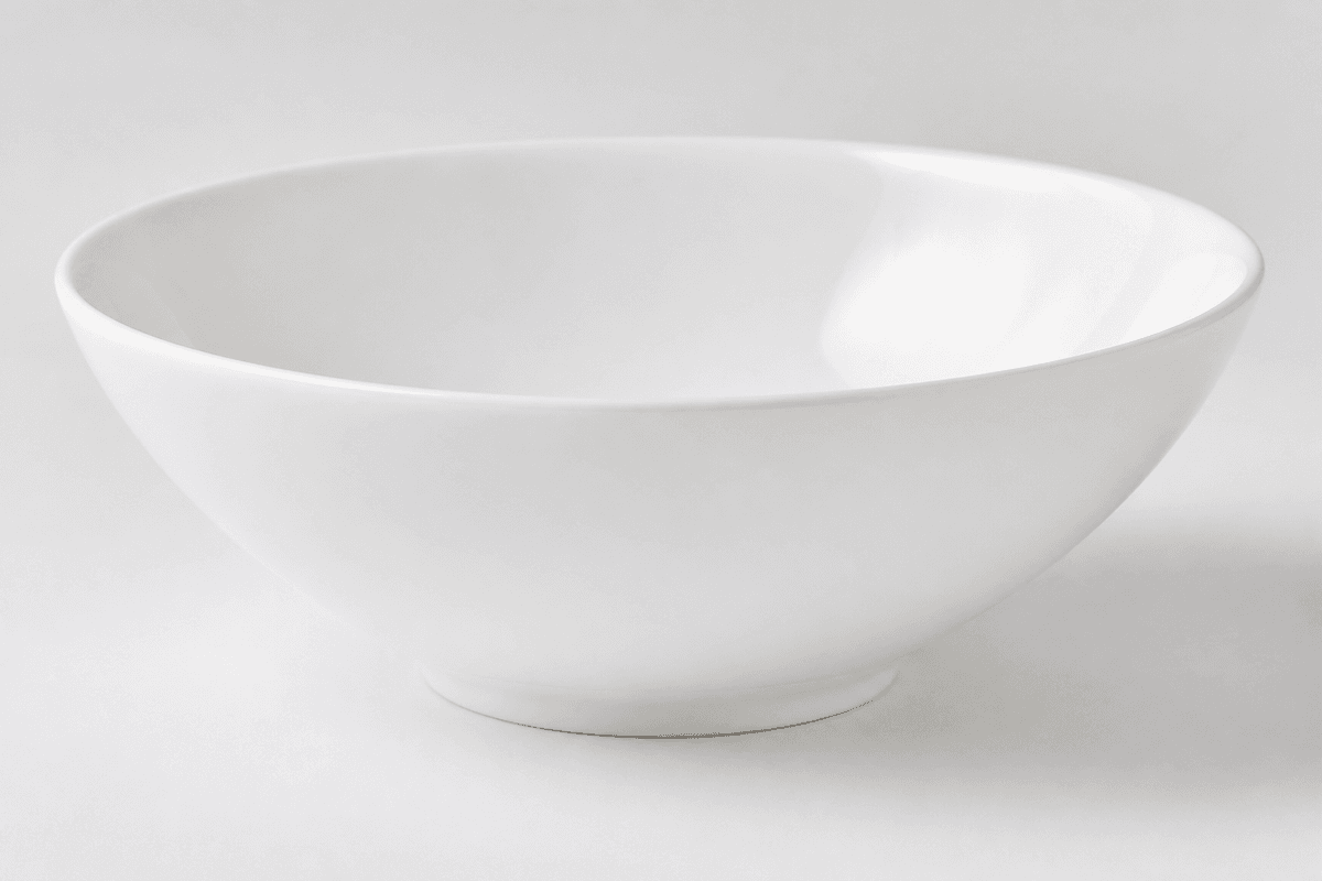 Functional Bone China Noodle Bowl